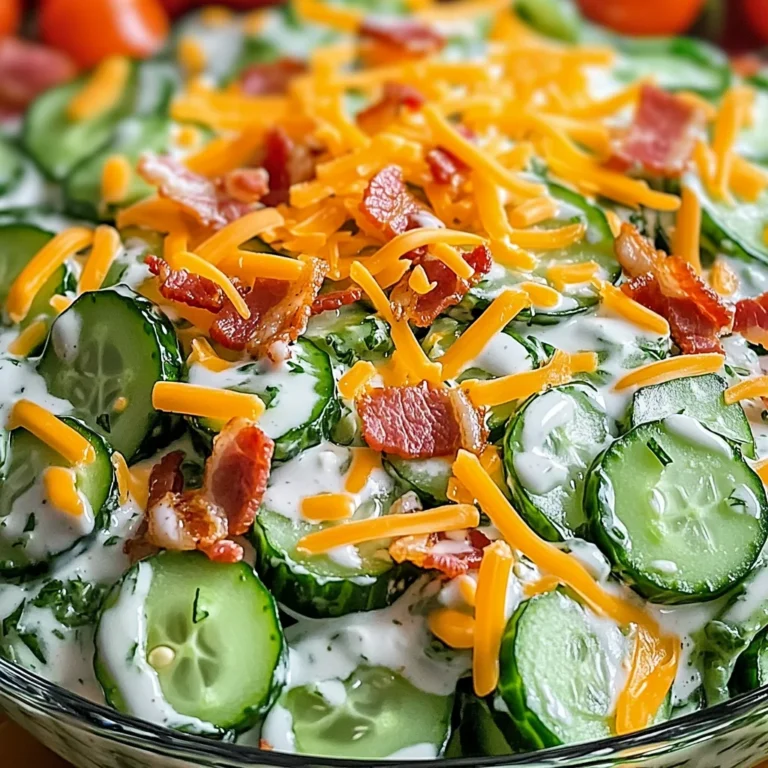 Refreshing Cucumber Ranch Crack Salad Recipe