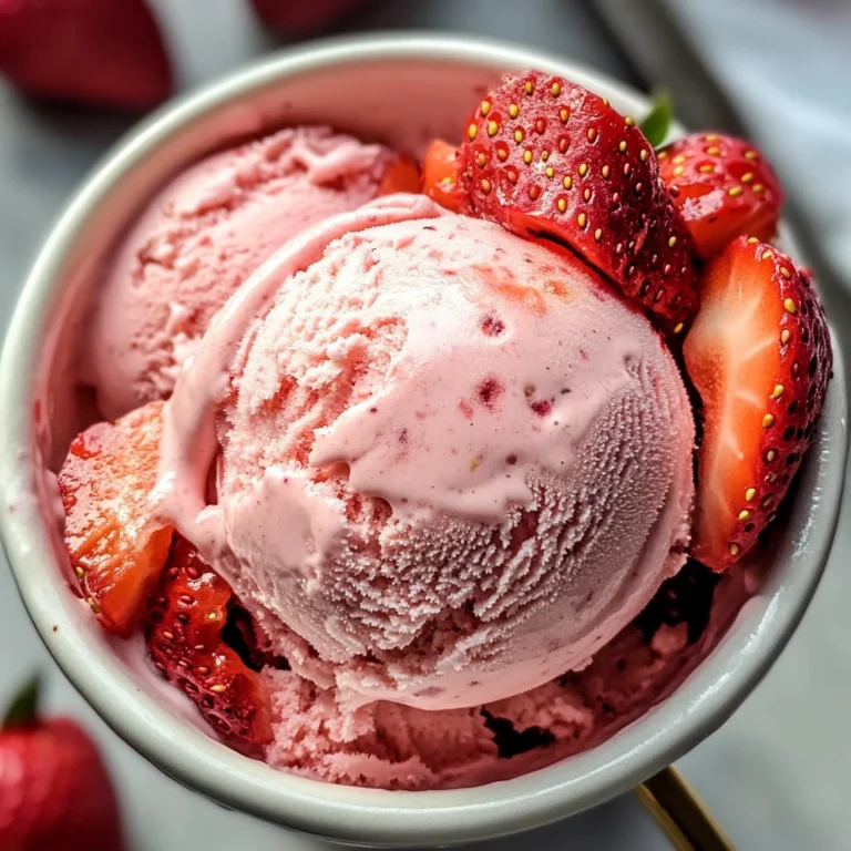 Strawberry Coconut Ice Cream