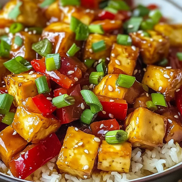 Vegan Pineapple Tofu